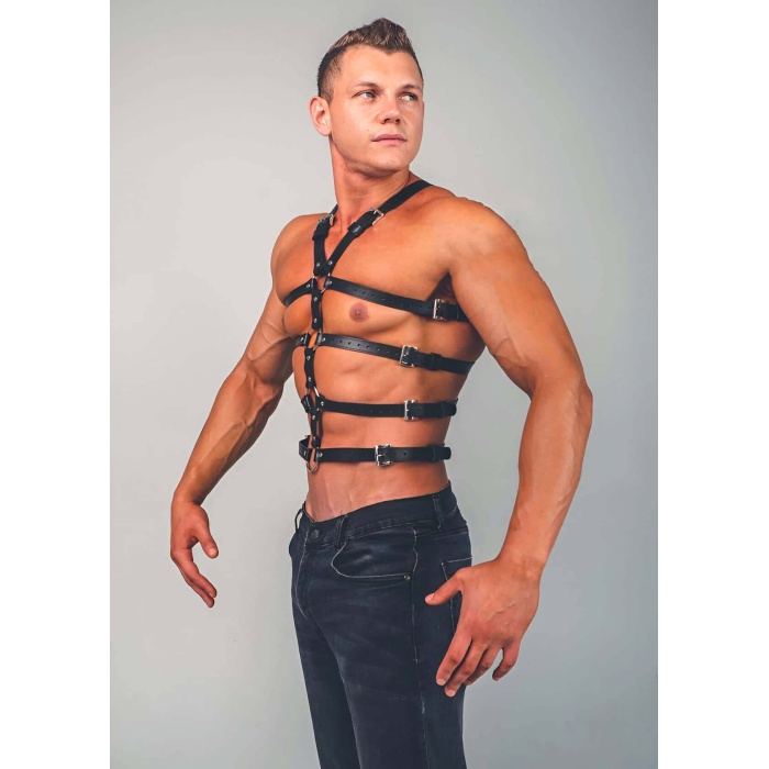 Erkek Fantazi Giyim Gay Harness - Brfm54