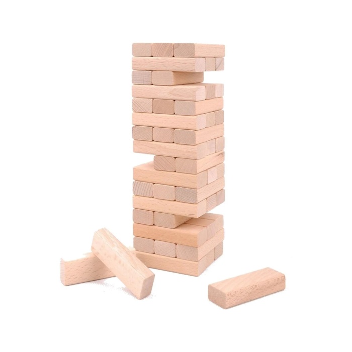 54 Parça Denge Oyunu Jenga Denge Oyunu