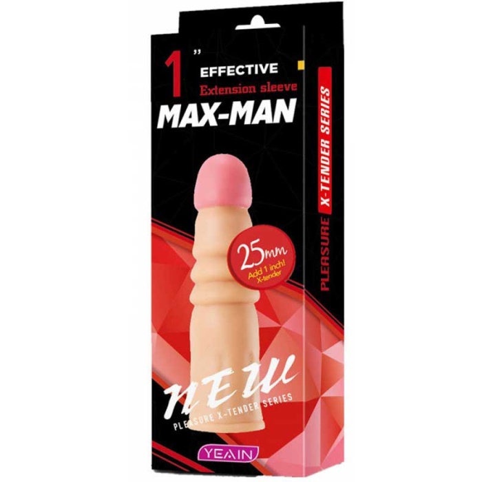 Max Man 25mm Dolgulu Penis Kılıfı YN0054