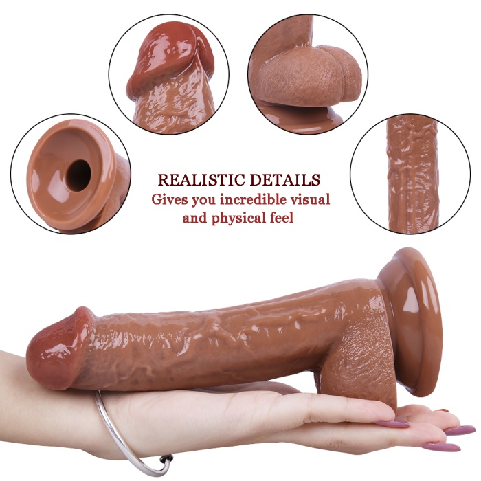 19CM Gerçekçi Dildo Yapay Penis