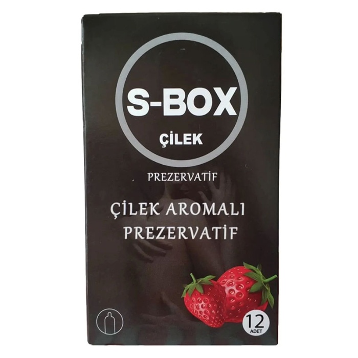 S-Box Çilek Aromalı Prezervatif 12&apos;li