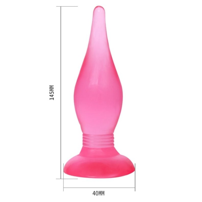 14,5 cm Vantuzlu Jel Anal Alıştırıcı Plug