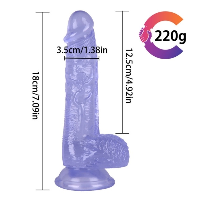 Noctis Mavi 20 cm Realistik Dildo No:182