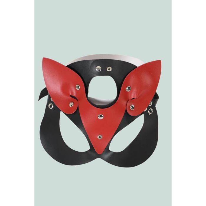 Siyah Harness Fantezi Aksesuar Suni Deri maske 700851SG