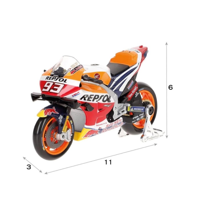 Nessiworld MAY 36372 Repsol Honda Team Motosiklet 2021 1:18 -Necotoys