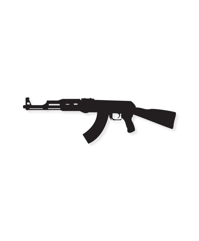 AK47 Metal Tablo