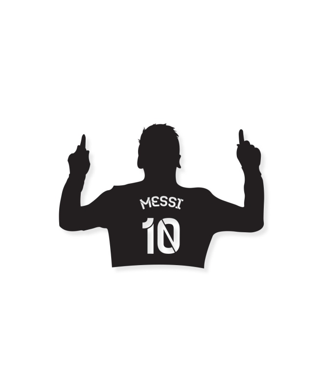 Messi 10 Metal Tablo