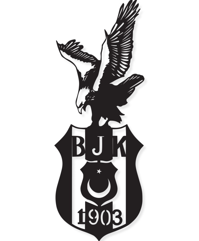 Beşiktaş ve Kartal Metal Tablo