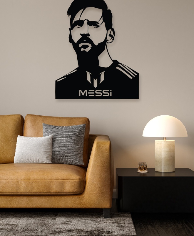 Lionel Messi Metal Tablo