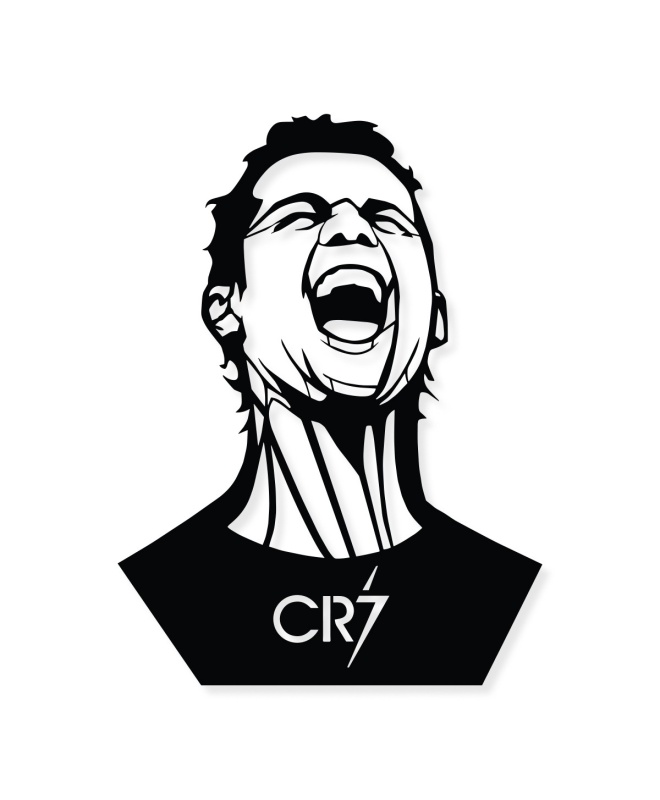 CR7 Cristiano Ronaldo Metal Tablo