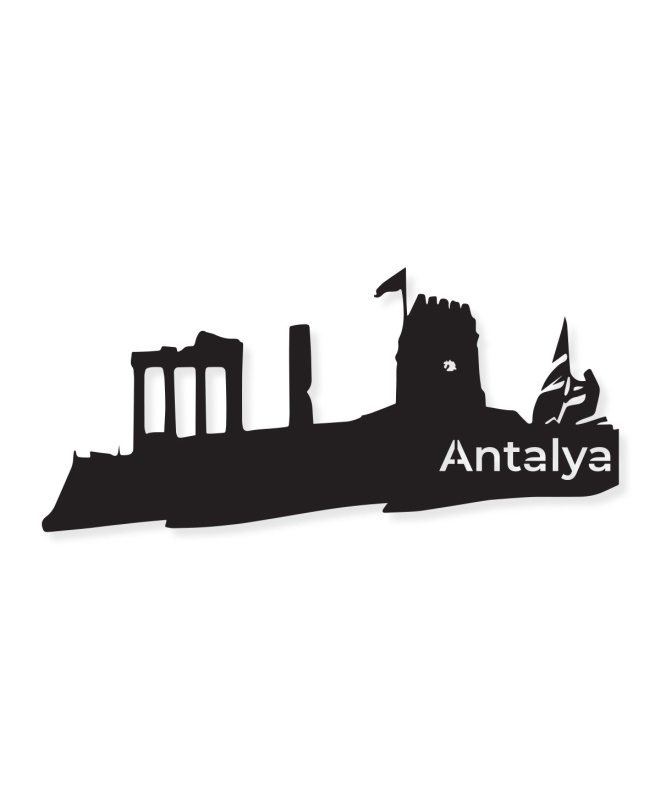 Antalya Siluet Metal Tablo