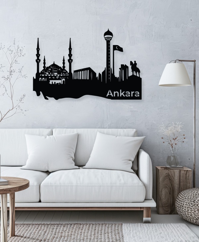 Ankara Siluet Metal Tablo