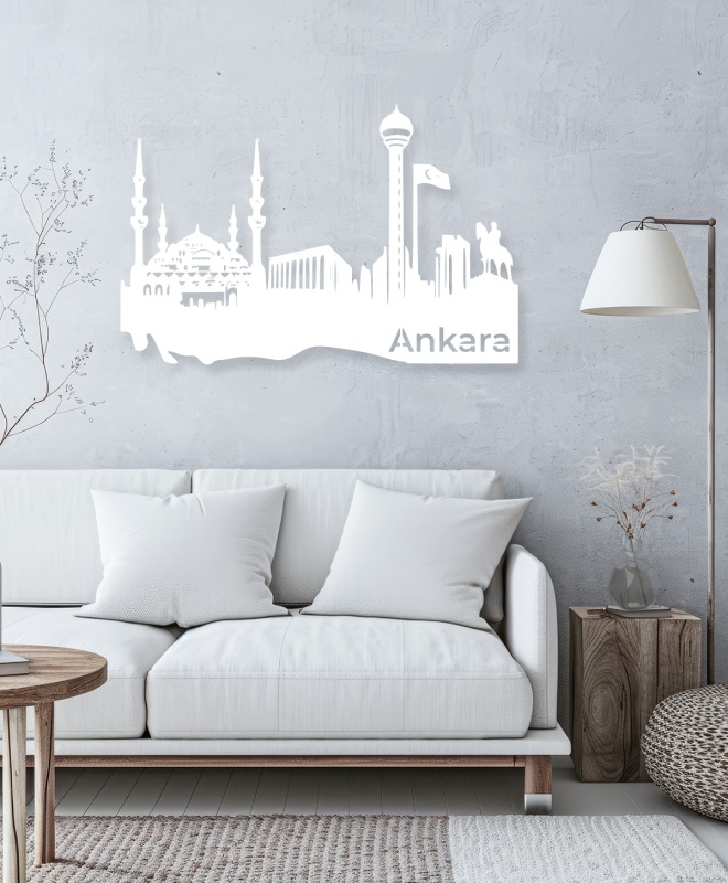 Ankara Siluet Metal Tablo