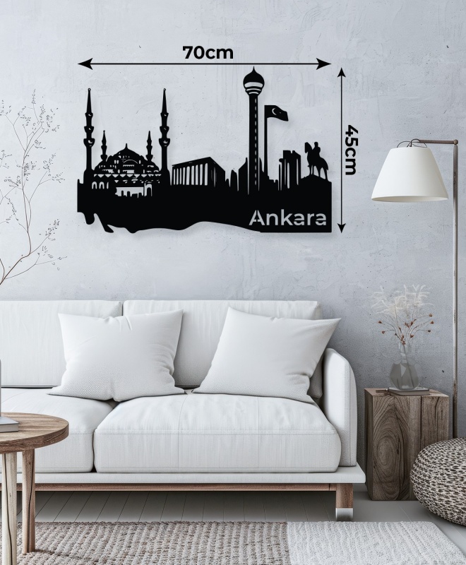 Ankara Siluet Metal Tablo