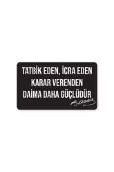 Tatbik Eden İcra Eden Metal Tablo