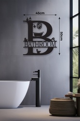 Bathroom B Metal Tablo