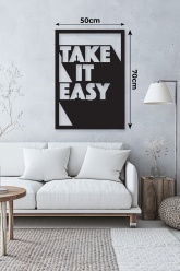 Take It Easy Metal Tablo