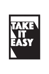 Take It Easy Metal Tablo