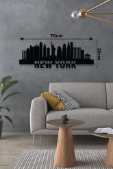 NewYork City Metal Tablo