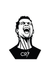 CR7 Cristiano Ronaldo Metal Tablo