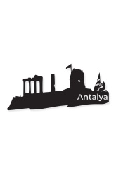 Antalya Siluet Metal Tablo