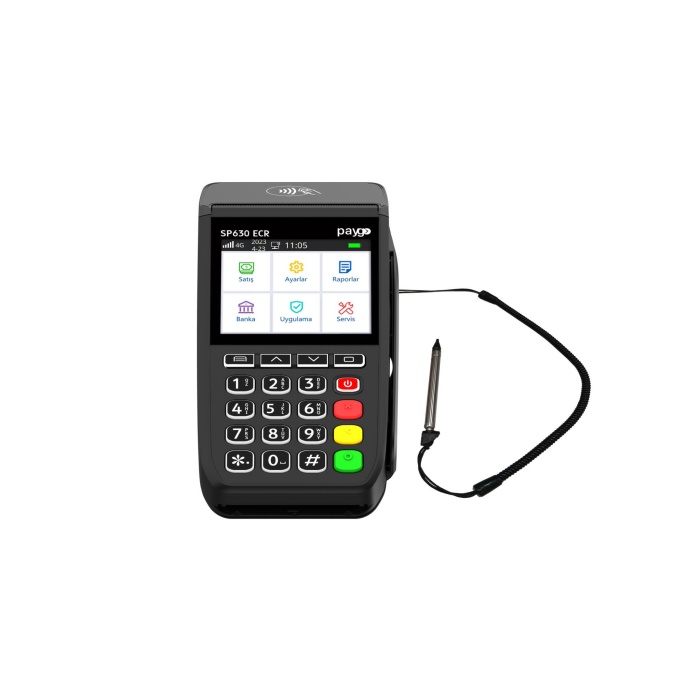 Paygo Sp630 Pro ECR 4G Eft pos Yazarkasa 20 Adet Rulo Hediye