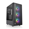 THERMALTAKE S200 TG 550W 80PLUS ARGB 4x120mm Fanlı MidT ATX Siyah Kasa