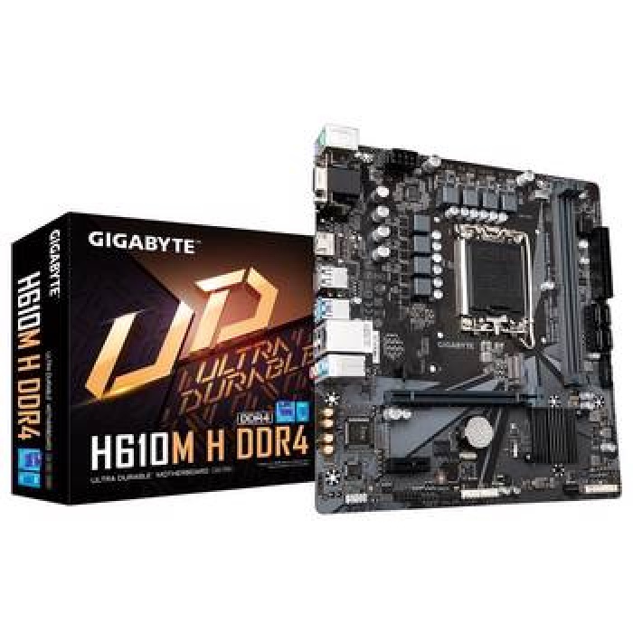 GIGABYTE H610M H 3200MHz DDR4 Soket 1700 M.2 HDMI D-Sub mATX Anakart