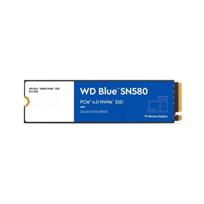 WD 500GB Blue SN580 Gen4 Nvme M.2 SSD (Okuma 4000MB / Yazma 3600MB)