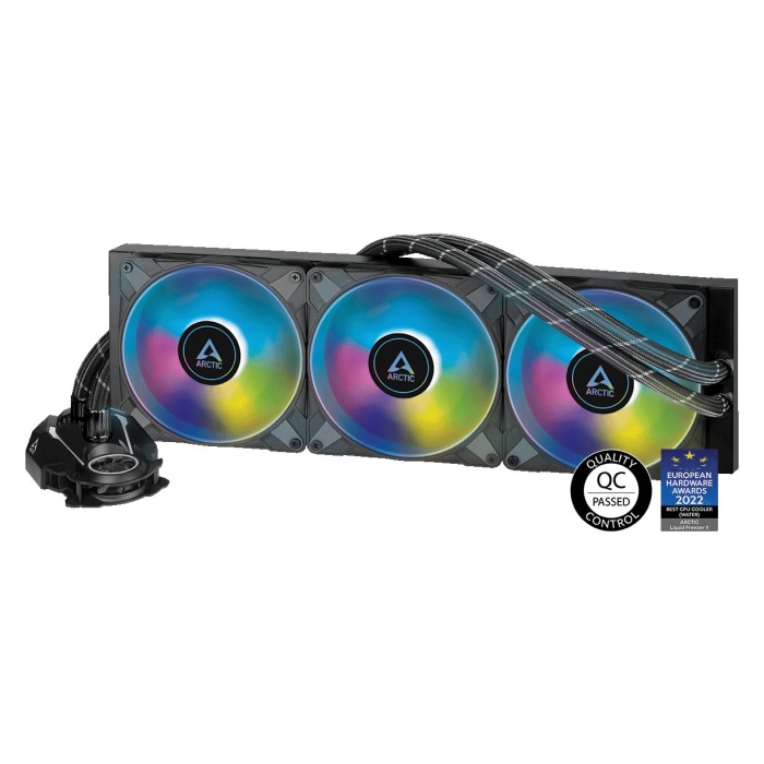 ARCTIC Liquid Freezer II - 420 A-RGB AR-ACFRE00109A Rev 3 LGA1700-1200/AM5-AM4, 3x140mm P14 PWM Fan, Sıvı İşlemci soğutucusu