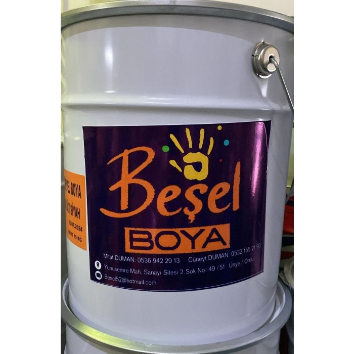 BEŞEL BOYA ENDÜSTRİYEL MAT SİYAH RAL9005 0.750GR