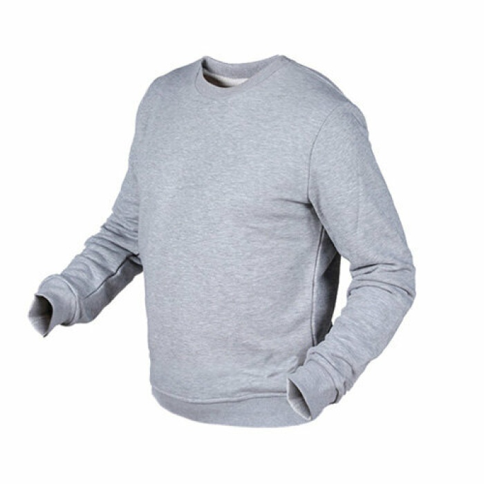 O Yaka Sweatshirt 2 İplik (XXL Beden) Gri