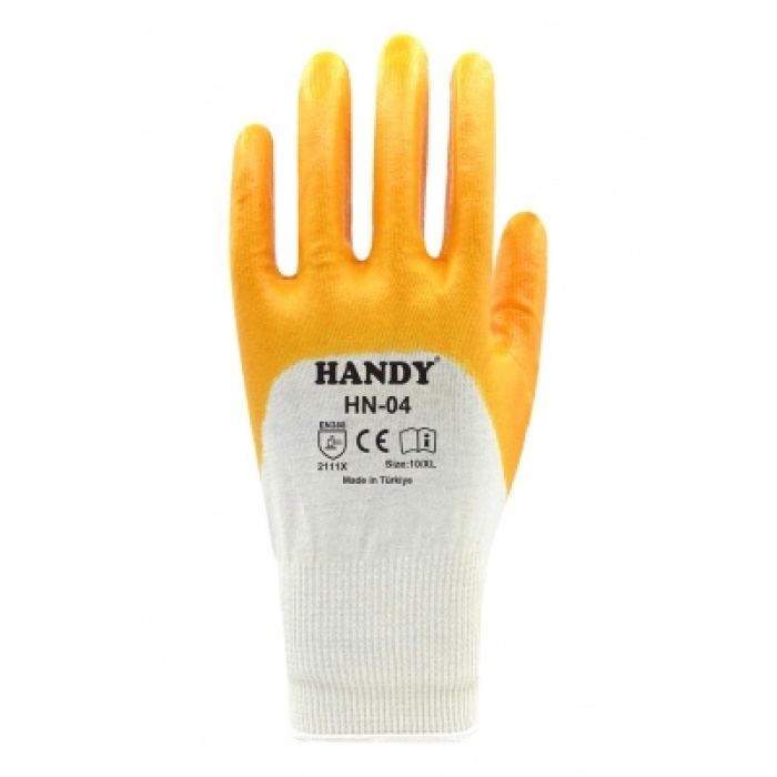 HANDY HN-04 SARI NİTRİL ELDİVEN 9-10 NO