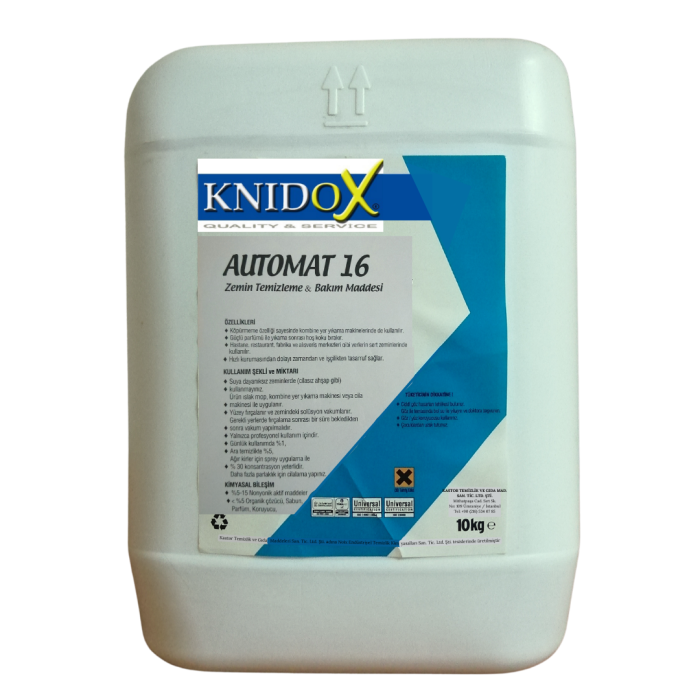 KNIDOX AUTOMAT 16 OTOMAT TEMİZLEME VE BAKIM MADDESİ