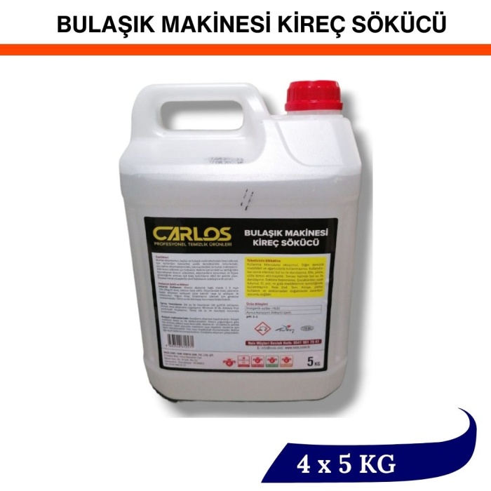 CARLOS BULAŞIK MAKİNESİ İÇİN KİREÇ SÖKÜCÜ