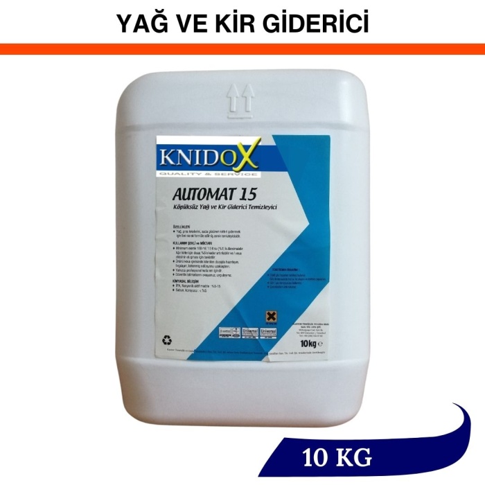 KNIDOX AUTOMAT 15 OTOMAT KÖPÜKSÜZ YAĞ VE KİR GİDERİCİ