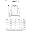 Unisex Üç İplik Parçalı Yakalı SweatShirt - Siyah