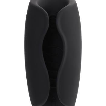 Erotist Hailstorm Masturbator, Şarj Edilebilir , Silikon, Siyah, 14,7 cm