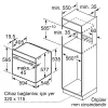 Siemens HJ852GYW0T iQ500 Beyaz Ankastre Fırın
