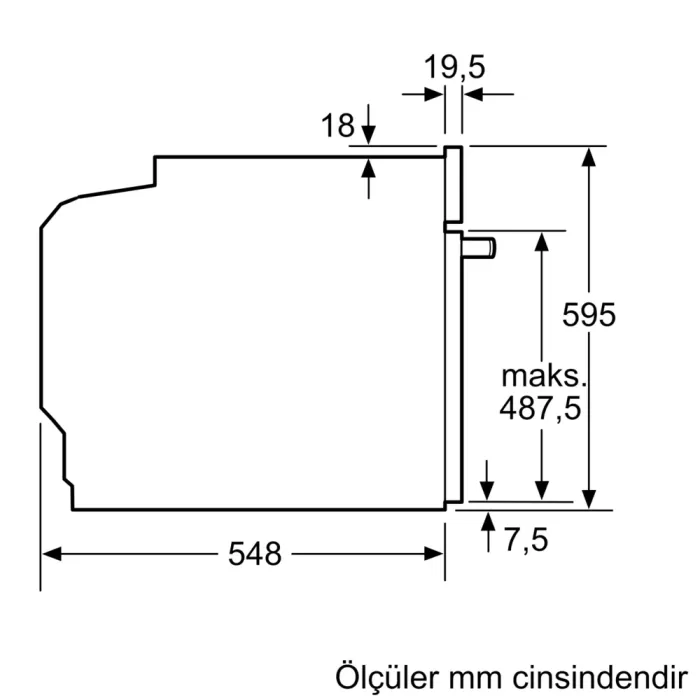 Siemens HJ852GYB0T Siyah iQ500 Ankastre Fırın