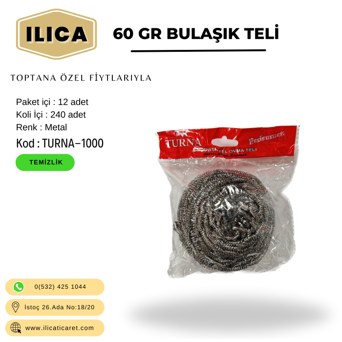 BULAŞIK TELİ 60GR