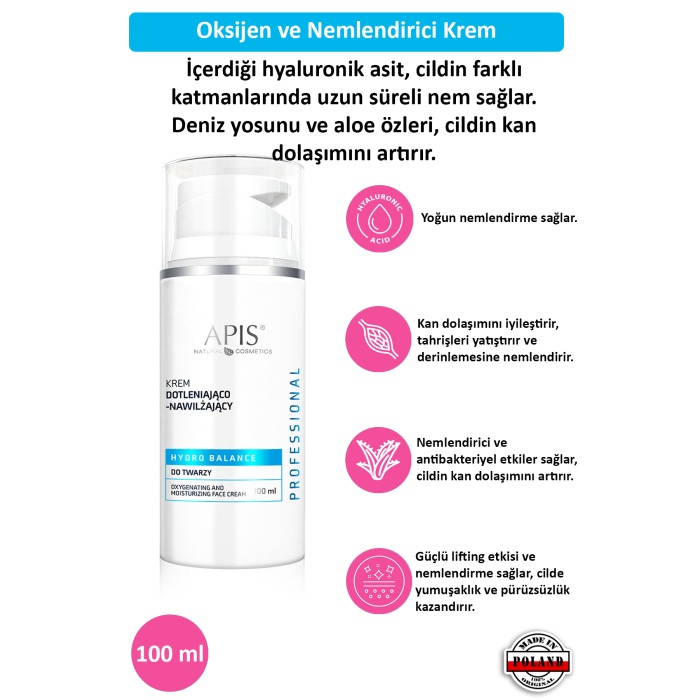 Oksijenlendiren ve Nemlendirici Krem - 100ml