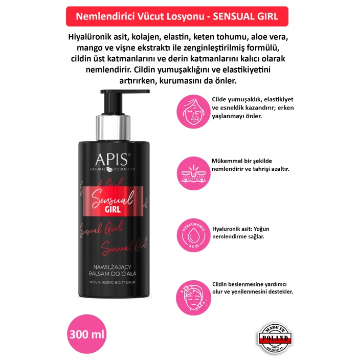 Nemlendirici Vücut Losyonu - SENSUAL GIRL - 300 Ml