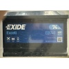 EXIDE EXCELL12VOLT 74 AH AKÜ