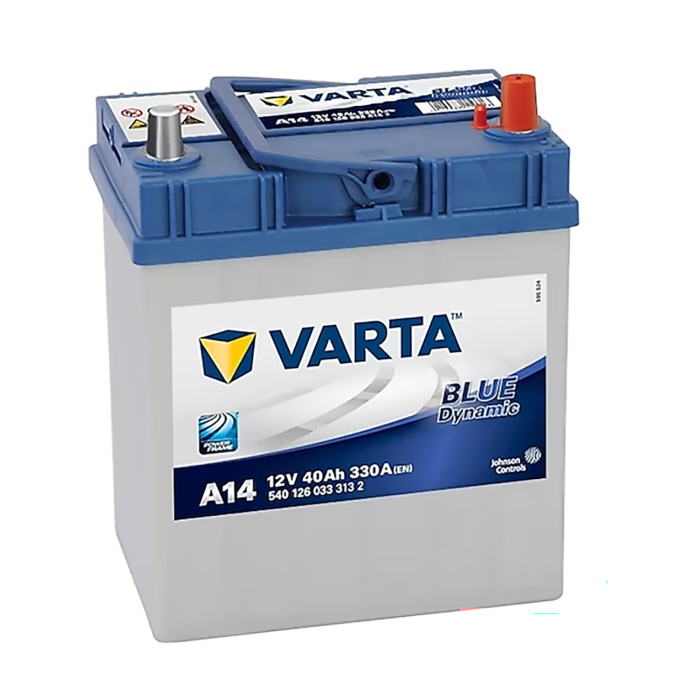 A14 BLUE DYNAMIC 12V 40AH VARTA DAR AKÜ