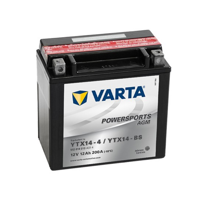 YTX14-4 MOTORSİKLET 12V12AH VARTA AKÜ