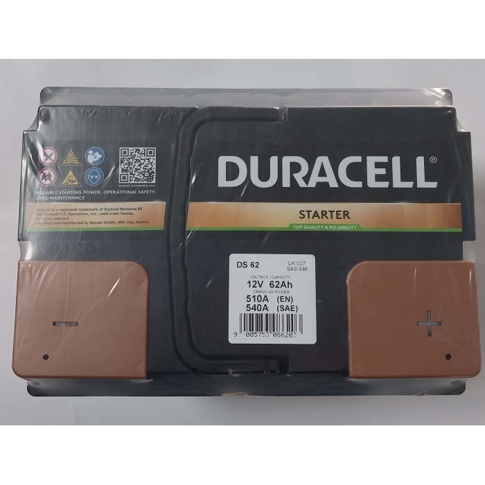 DURACELL 12 VOLT 62 AH AKÜ