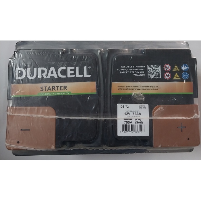 DURACEL 12 VOLT 72 AH AKÜ