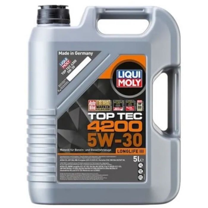 LIQUI MOLY 05W30  TOP TEC 4200 MOTOR YAĞI 5 LİTRE