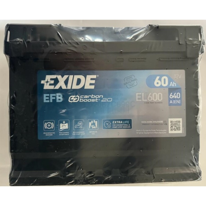 EXIDE EFB STAR-STOP 12VOLT 60 AH AKÜ